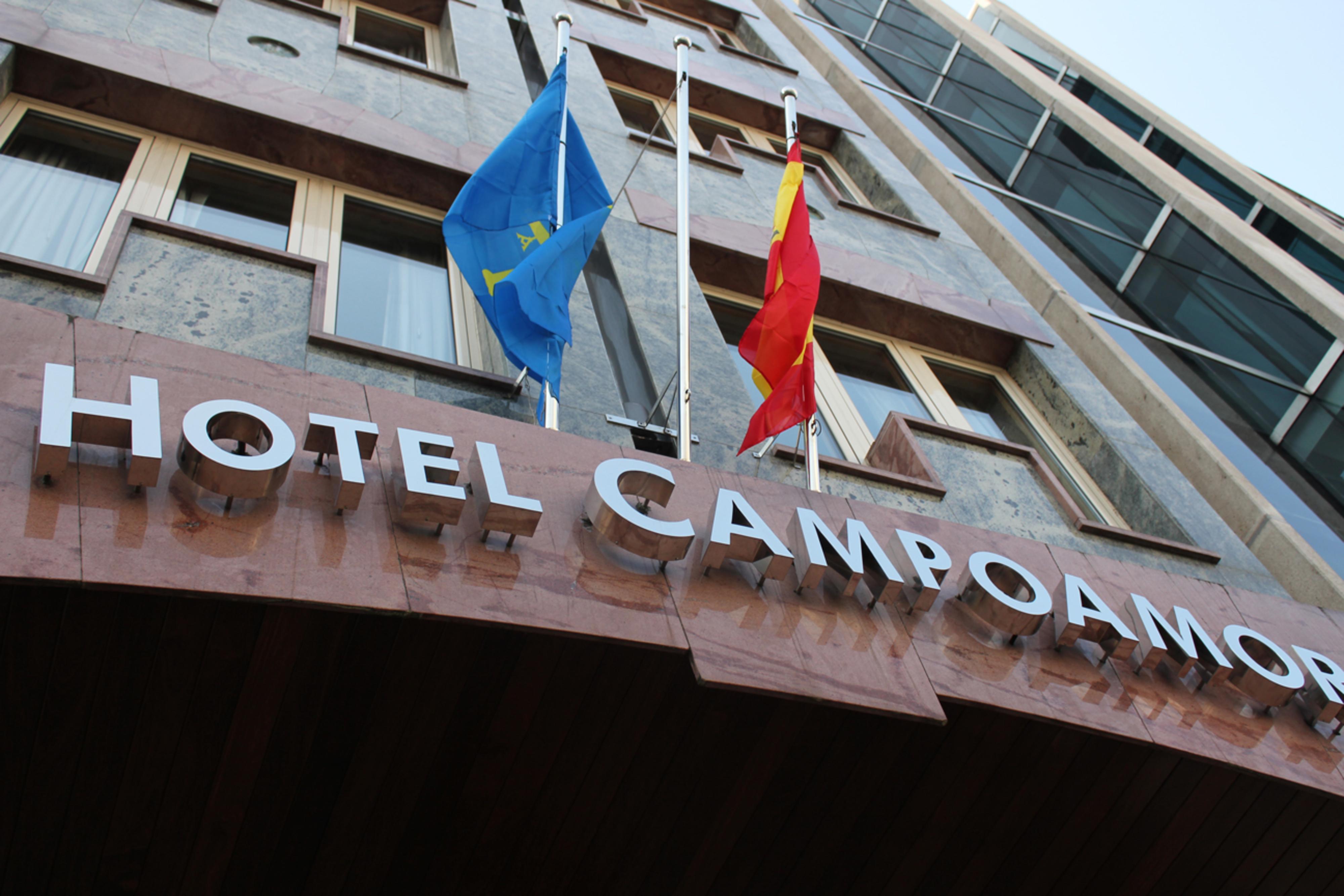 Hotel Campoamor Oviedo Bagian luar foto