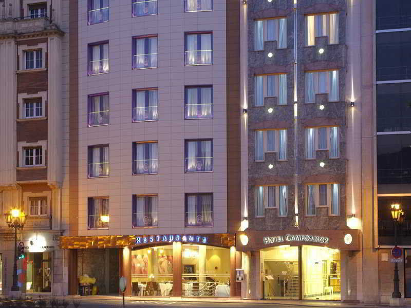 Hotel Campoamor Oviedo Bagian luar foto